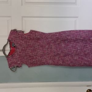 J.Crew Pink Tweed Resume dress
